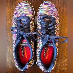 Skechers Flex Appeal Women's Multicolor Memory Foam Sneakers 7